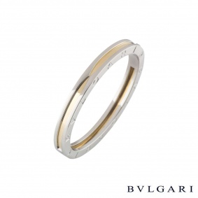 Bvlgari Steel & Yellow Gold B.zero1 Bracelet BR851334